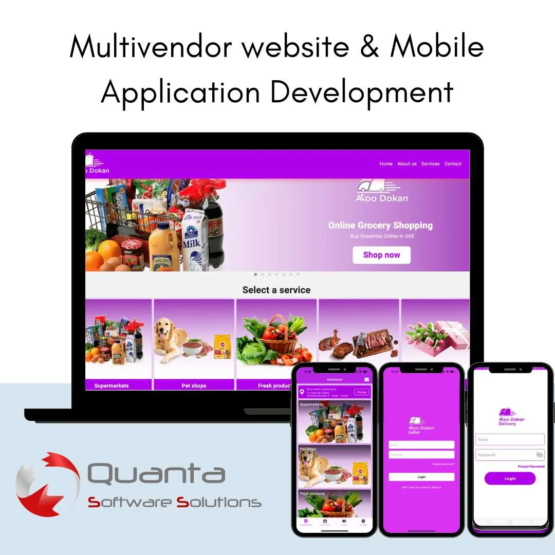 AlooDokan- Multivendor Custom CodeIgniter Website & Mobile Apps Development